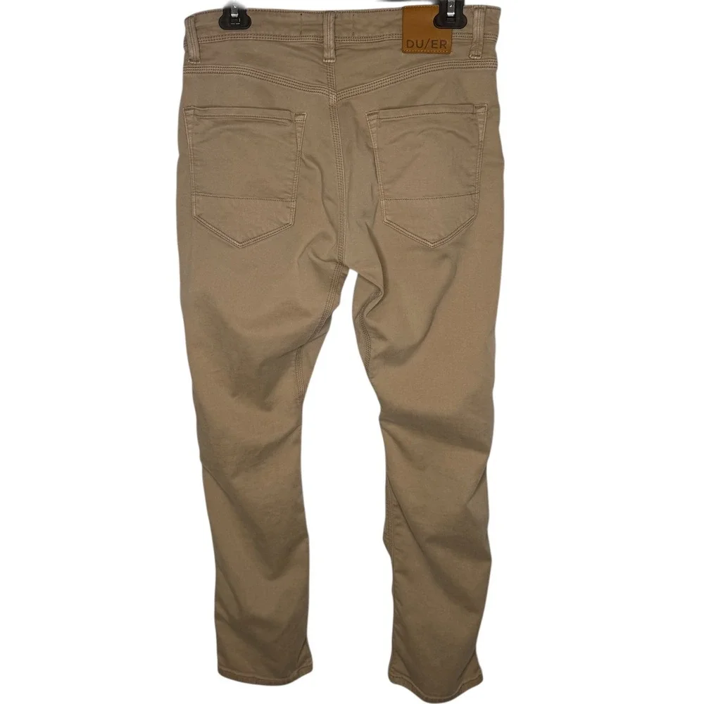DU/ER No Sweat Relaxed Tapered Pants Men Size‎ 30x30 Stretch Casual